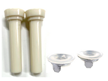 Load image into Gallery viewer, OER Parchment Door Lock Knob Set For 1965-1966 Bonneville Catalina Grand Prix
