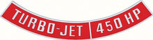 Load image into Gallery viewer, OER Die-Cast 396 With 450 HP Air Cleaner Emblem Set For 1955-1972 Chevy Models
