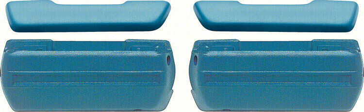 OER Medium Blue Standard Front Armrest Kit 1968-69 Firebird/Camaro 1968-74 Nova