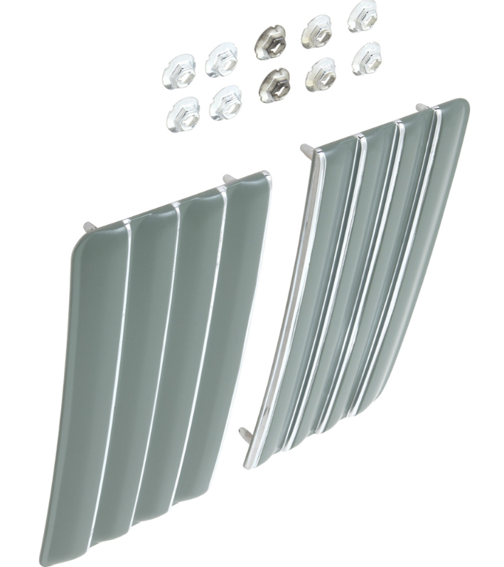 OER Diecast Front Fender Louver Set For 1969-1972 Chevy Nova Models