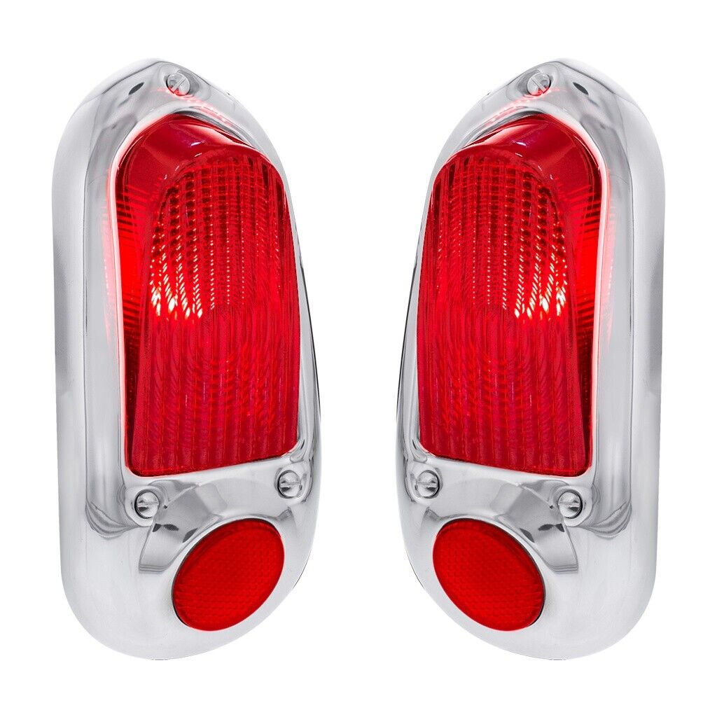 United Pacific Tail Light Assembly Set For 1949-1950 Chevy Passenger Cars