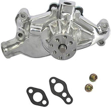 Load image into Gallery viewer, OER 1955-1968 High Performance Small Block Chevy GM Short Water Pump Polished Finish
