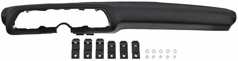 OER Black Vinyl Dash Pad Without A/C For 1970-1978 Chevrolet Camaro