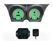Load image into Gallery viewer, Green LED Analog Gauge Panel With GPS Speed For 1967-1968 Firebird and Camaro

