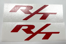 Load image into Gallery viewer, Red Rear R/T Trunk Emblem Overlay Decal For 2006-2023 Dodge Charger R/T
