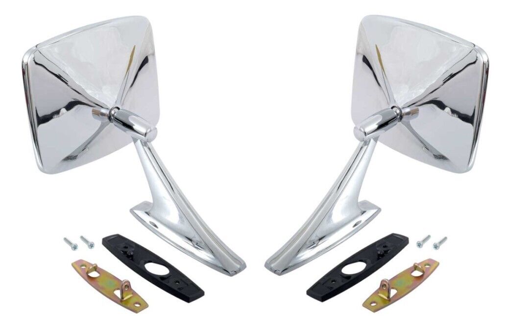 OER Right and Left Hand Outer Door Mirror Set For 1973-1987 Chevy and GMC Trucks