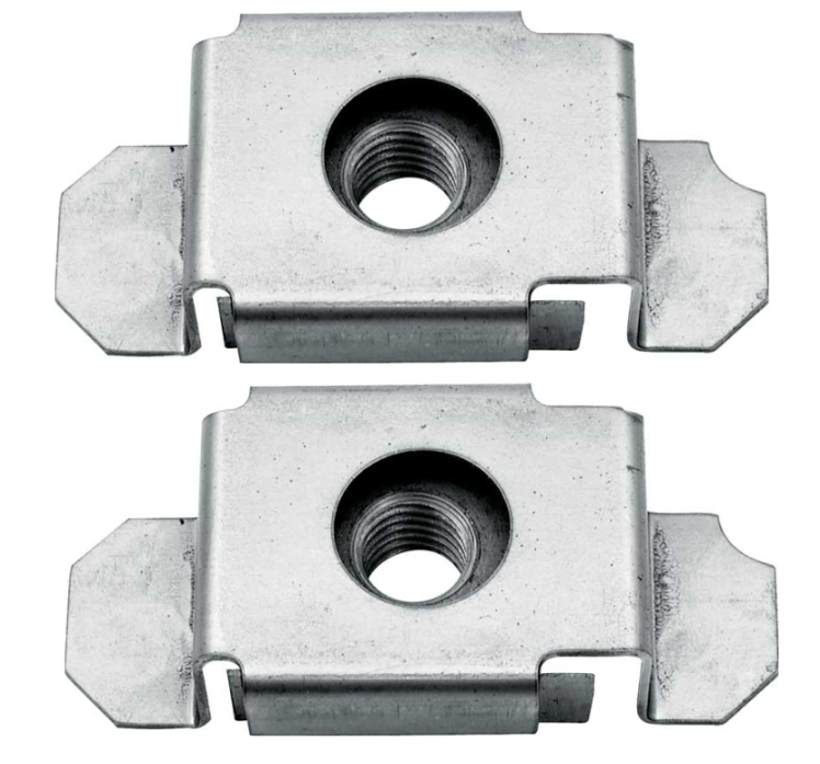 OER Subframe Body Mount Cage Nut Pair For 1967-1969 Firebird and Camaro