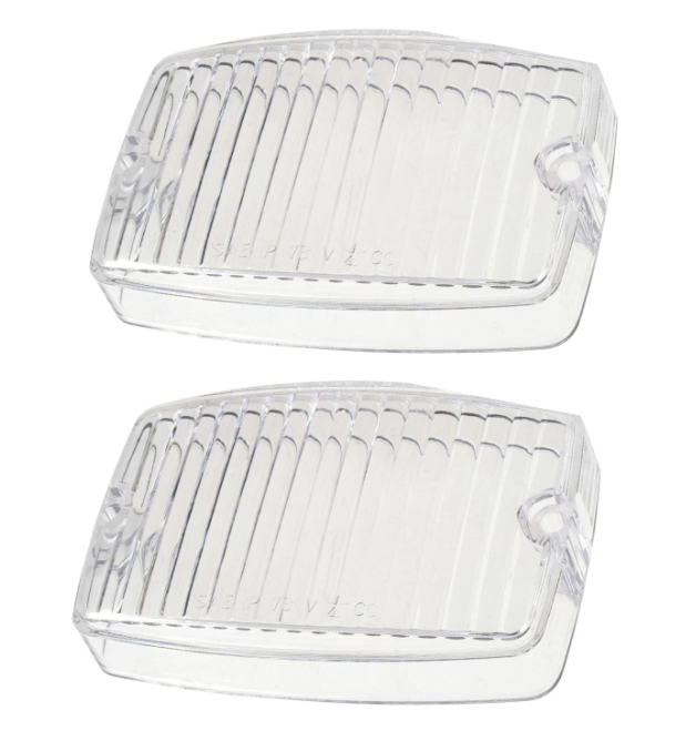 OER Clear Park Lamp Lens Set For 1973-1976 Plymouth Duster Scamp and Valiant