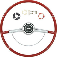 Load image into Gallery viewer, OER Reproduction 16&quot; Red Steering Wheel Kit For 1964 Chevy Impala Models
