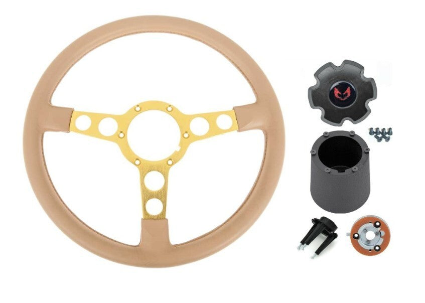 Camel Gold Spoke Thin Formula Steering Wheel Kit 1972-1981 Firebird/Trans AM