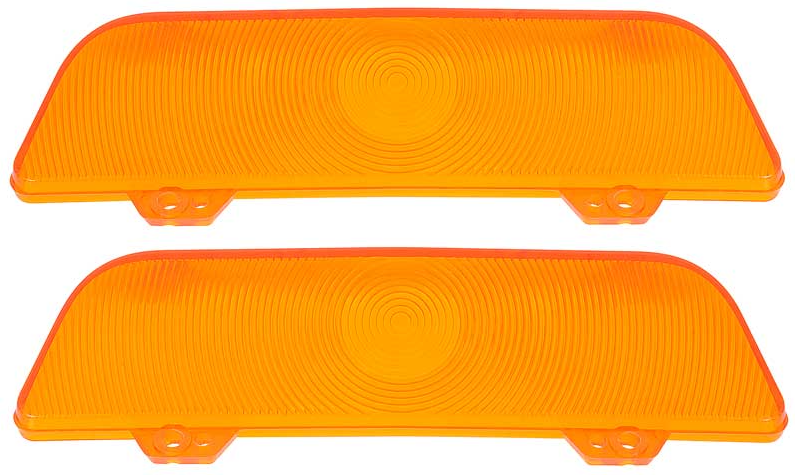 OER Amber Park Lamp Lens Set For 1960 Chevy Impala Bel Air and Biscayne