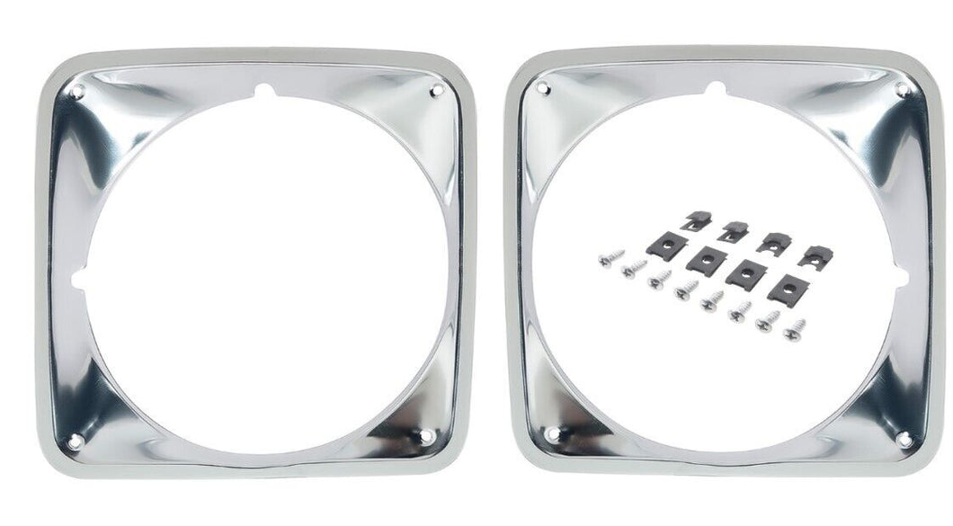 OER Headlamp/Headlight Bezel and Hardware Set For 1969-1972 Chevy Pickup Trucks