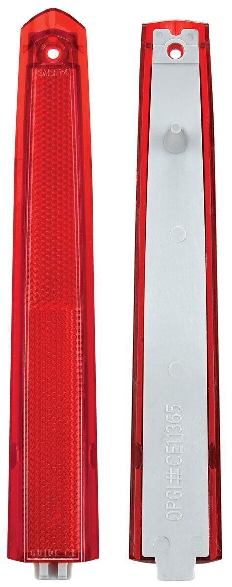 RestoParts Rear Bumper Reflector Lens Set For 1974-1976 Cadillac Eldorado