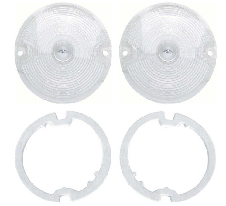 OER Park Lamp Lens Set With Gaskets For 1967 Chevy Camaro Standard Models
