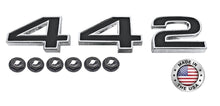 Load image into Gallery viewer, 442 Fender Emblem For 1968 Oldsmobile Cutlass 442 Models Made in the USA
