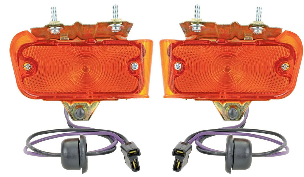 RestoParts Reproduction Park Lamp Assembly Set 1967 Chevelle and El Camino