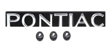 Load image into Gallery viewer, Black With Chrome  &quot;Pontiac&quot; Grill Emblem For 1978 Pontiac Firebird USA Made
