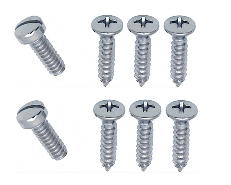 OER Sun Visor Support Screw Set For Firebird Camaro Nova Impala Bel Air Biscayne