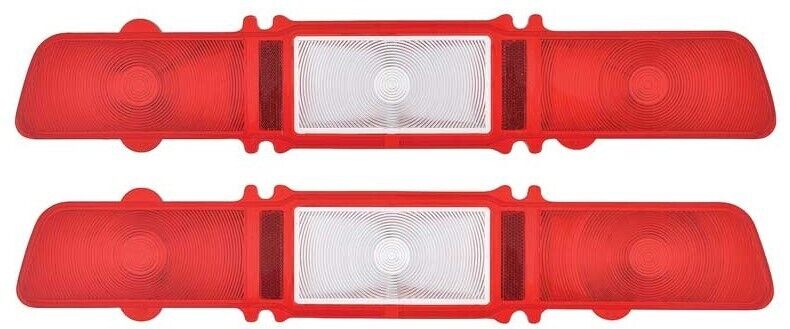 OER Tail Lamp and Back Up Lamp Lens Set For 1967 Chevy Impala Models