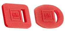 Load image into Gallery viewer, Red Ignition Door Trunk Key Cover Boot Set 1969-1992 Buick Chevy Olds Pontiac
