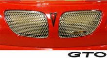Load image into Gallery viewer, Reproduction Chrome Upper Kidney Grille Set w Black Emblem 2004-2006 Pontiac GTO
