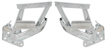 Load image into Gallery viewer, OER Chrome Hood Hinge and Spring Set 1967-1972 Chevy and GMC Pickup Trucks
