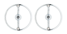 Load image into Gallery viewer, OER Chrome Park Lamp Trim Bezel Set For 1974-1977 Chevy Camaro Models
