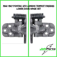 Load image into Gallery viewer, OER 7643424/25 Lower Door Hinge Set 1966-67 GTO Lemans Firebird Camaro Chevelle
