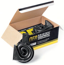 Load image into Gallery viewer, OER 35198 OE Style High/Low Note Horns Universal Mount Firebird GTO Camaro Nova
