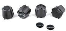 Load image into Gallery viewer, OER Black/Silver IROC-Z Logo Wheel Center Cap Set 1982-1992 Camaro Z28 N90 Wheel

