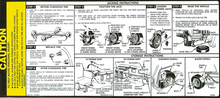 Load image into Gallery viewer, OER Jacking Instruction Decal For 1985-1986 Chevy and GMC Pickup Trucks

