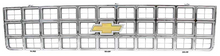 Load image into Gallery viewer, OER Gray and Chrome Front Grille Assembly With Emblem For 1980 Chevy Trucks
