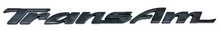 Load image into Gallery viewer, Black Door Letter Emblem Set 1993-2002 Pontiac Firebird Trans AM Models
