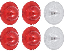 Load image into Gallery viewer, OER Tail Lamp and Back Up Lamp Lens Set For 1958 Chevy Impala Models
