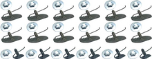 Load image into Gallery viewer, OER 36 Piece Fender Molding Clip Set For 1964 Chevy Impala Models
