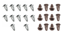 Load image into Gallery viewer, Door Panel Mounting Clip and Plug Set 1962-1981 GM Firebird GTO Camaro Nova
