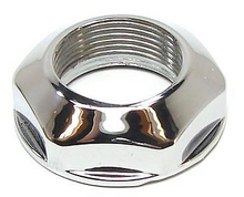 Load image into Gallery viewer, OER 11/16" ID Chrome Antenna Bezel Nut 1969 Firebird Camaro Impala Bel Air
