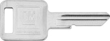 Load image into Gallery viewer, 1968-1980 Ignition Key Blank "E" Code Late Key Camaro Firebird Nova Truck
