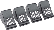 Load image into Gallery viewer, OER Deluxe Heater Control Knob Set 1960-1963 Chevy and GMC Pickup Trucks
