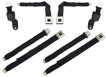 Load image into Gallery viewer, OER Deluxe Interior Seat Belt Set With Retractable Fronts 1967 Firebird &amp; Camaro
