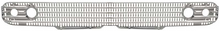 Load image into Gallery viewer, OER Stamped Aluminum Front Grille Assembly 1958 Impala Bel Air and Biscayne