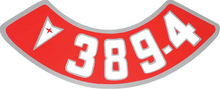Load image into Gallery viewer, OER Air Cleaner Decal 389-4 1959-77 GTO Catalina Firebird Bonneville Grand Prix
