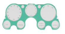 Load image into Gallery viewer, OER Instrument Panel Lens For 1967-1972 Chevy and GMC Trucks With Gauges &amp; Tach
