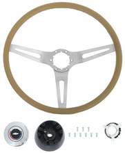 Load image into Gallery viewer, OER 15" Saddle Grip Cushioned Steering Wheel Kit For 1967-1972 Chevy/GMC Trucks
