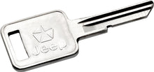 Load image into Gallery viewer, Late Style "J" Ignition Key Blank For 1974-1991 Jeep J10 J20 YJ XJ Cherokee
