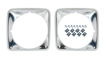 Load image into Gallery viewer, OER Aluminum Headlamp Bezel Set For 1969-1972 Chevy Truck Blazer and Suburban
