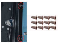 Load image into Gallery viewer, OER 12 Piece Door Panel Clip Retainer Set Firebird GTO Ventura Skylark Cutlass
