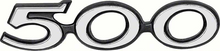 Load image into Gallery viewer, OER 500 Rear Panel Emblem For 1970 Dodge Charger and Coronet Models
