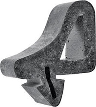 Load image into Gallery viewer, OER 3790654 1962-1965 Chevrolet Chevy II Nova Rubber Hood Side Stopper Set
