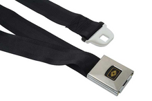 Load image into Gallery viewer, OER Deluxe Interior Rear Seat Belt With Gold Starburst 1967 Firebird and Camaro

